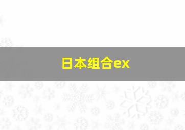 日本组合ex