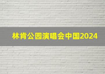 林肯公园演唱会中国2024