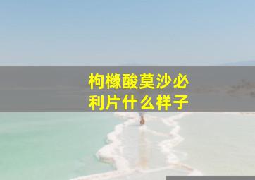 枸橼酸莫沙必利片什么样子