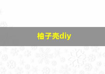 柚子壳diy