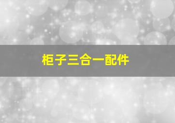 柜子三合一配件