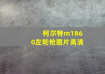 柯尔特m1860左轮枪图片高清