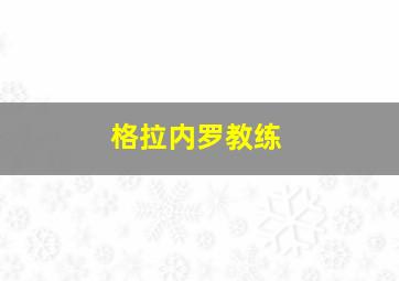 格拉内罗教练