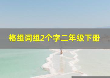 格组词组2个字二年级下册