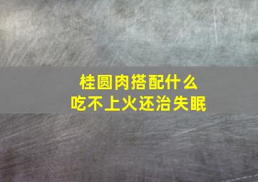 桂圆肉搭配什么吃不上火还治失眠