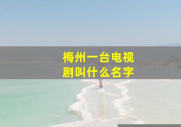 梅州一台电视剧叫什么名字