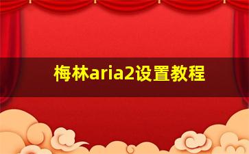 梅林aria2设置教程