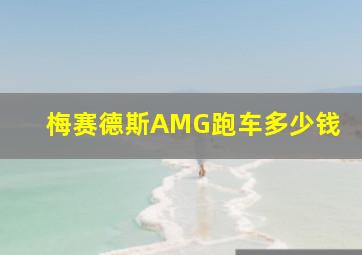 梅赛德斯AMG跑车多少钱