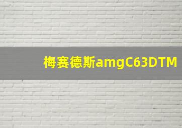 梅赛德斯amgC63DTM