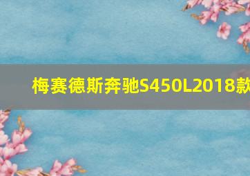 梅赛德斯奔驰S450L2018款