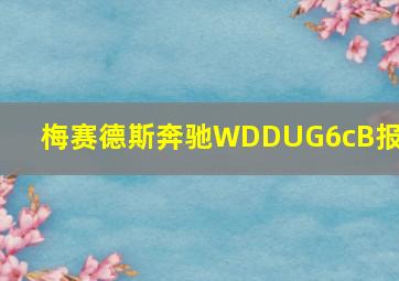 梅赛德斯奔驰WDDUG6cB报价