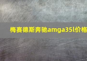 梅赛德斯奔驰amga35l价格