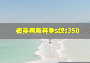 梅赛德斯奔驰s级s350