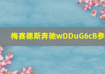 梅赛德斯奔驰wDDuG6cB参数