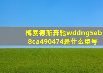 梅赛德斯奔驰wddng5eb8ca490474是什么型号