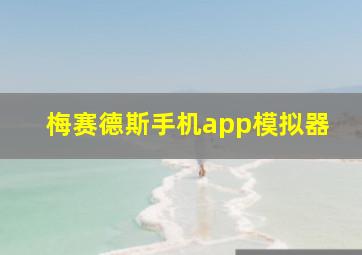 梅赛德斯手机app模拟器