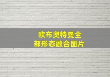 欧布奥特曼全部形态融合图片