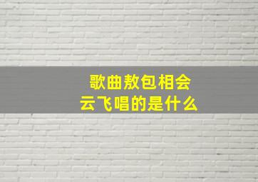 歌曲敖包相会云飞唱的是什么