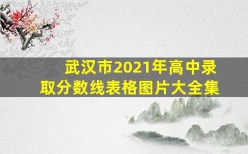 武汉市2021年高中录取分数线表格图片大全集