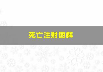 死亡注射图解