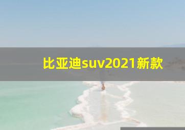 比亚迪suv2021新款