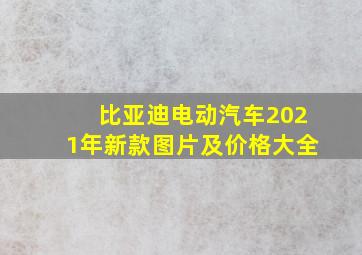 比亚迪电动汽车2021年新款图片及价格大全