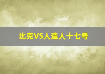 比克VS人造人十七号