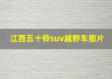 江西五十铃suv越野车图片