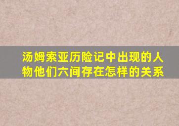 汤姆索亚历险记中出现的人物他们六间存在怎样的关系