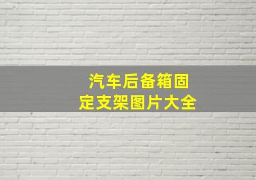 汽车后备箱固定支架图片大全