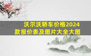 沃尔沃轿车价格2024款报价表及图片大全大图