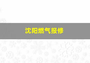 沈阳燃气报修