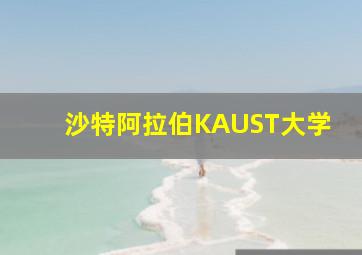 沙特阿拉伯KAUST大学