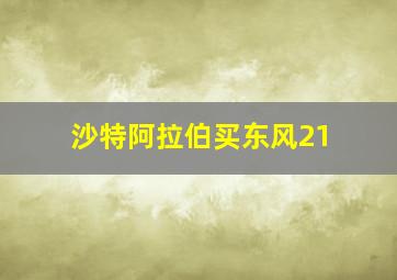 沙特阿拉伯买东风21