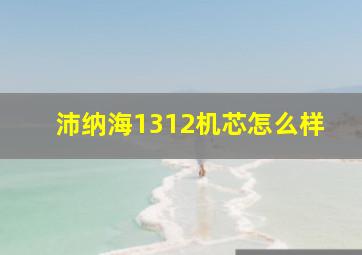 沛纳海1312机芯怎么样