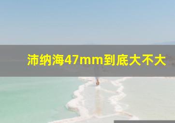 沛纳海47mm到底大不大