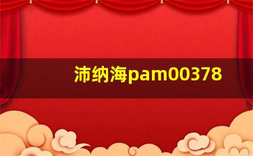 沛纳海pam00378