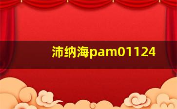 沛纳海pam01124