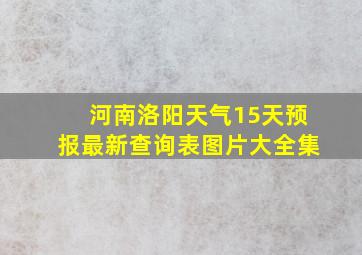 河南洛阳天气15天预报最新查询表图片大全集