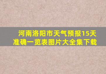 河南洛阳市天气预报15天准确一览表图片大全集下载