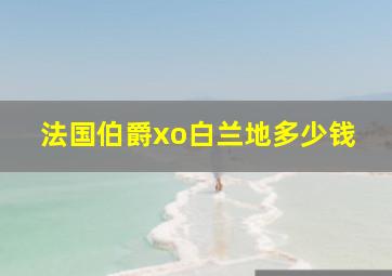 法国伯爵xo白兰地多少钱