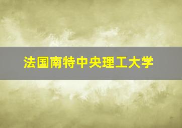 法国南特中央理工大学