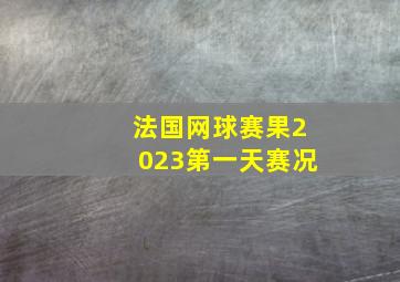 法国网球赛果2023第一天赛况