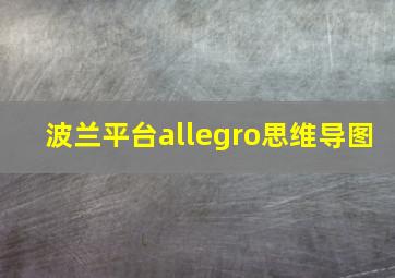 波兰平台allegro思维导图