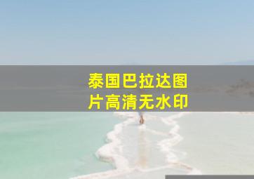 泰国巴拉达图片高清无水印