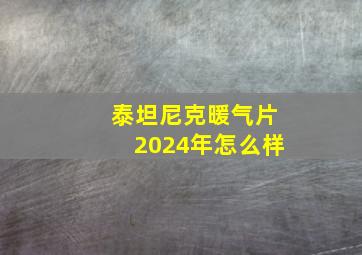 泰坦尼克暖气片2024年怎么样