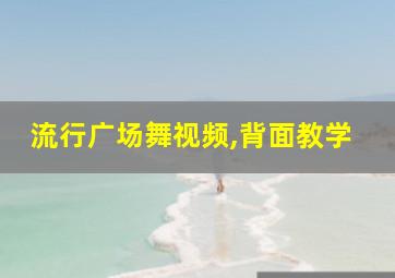 流行广场舞视频,背面教学