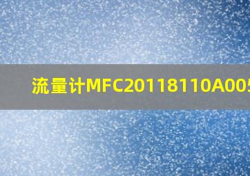 流量计MFC20118110A005校准