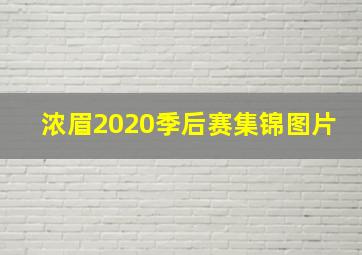 浓眉2020季后赛集锦图片