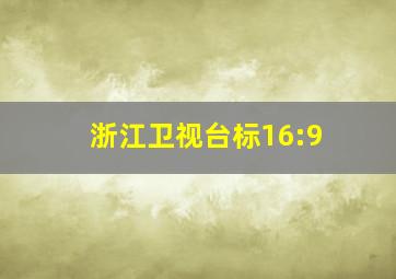 浙江卫视台标16:9